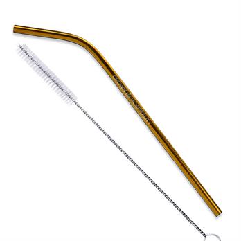 imprinted stainless steel straws